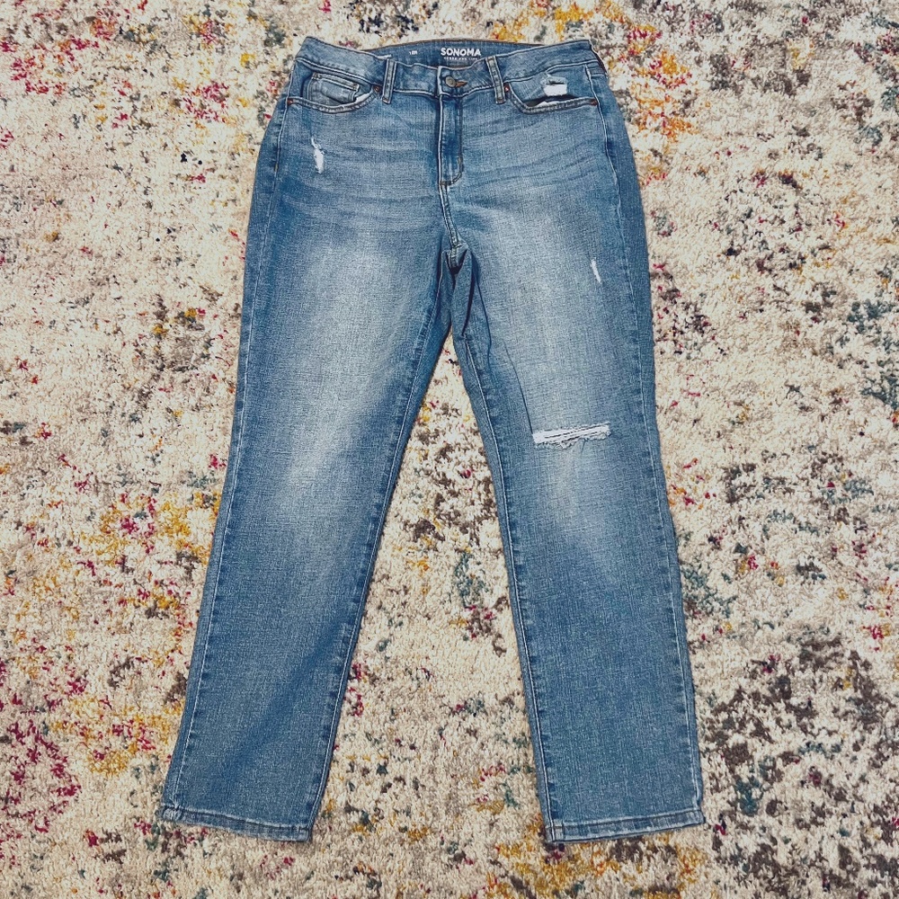 Sonoma Curvy Straight Womens Jeans size 12R